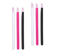 GATHINESS 6pcs Nail Grinding Pen for Natural and False Nails Plastic Pen Shape Tool by Professionals and Learners