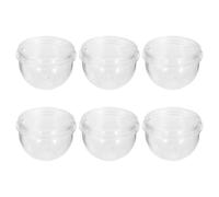 GATHINESS 6pcs Portable Plastic Cage Stopper for Hamster and Mice Tunnels, Lightweight External Tube End Cap with Universal Fit, Easy Installation for Outdoor Use and Traveling