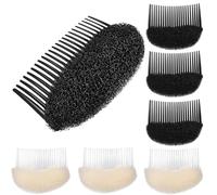 GATHINESS 6pcs Women Hair Inserts Sponge Hair Shaper Comb Comfortable Self-grasping Updo Accessories for Party and Prom