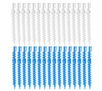 GATHINESS 72pcs Spiral Perm Rods for Hair, 14mm Plastic Heatless Curling Rollers with Precise Spiral Design, Reducing Frizz and Breakage, for Home and Hairdressing Salon Use