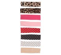 GATHINESS 8pcs Womens Headbands for Workouts Non Slip High Elastic Polyester Hairbands Sweat Absorb Stretchy Head Wraps for Yoga Running and Outdoor Sports