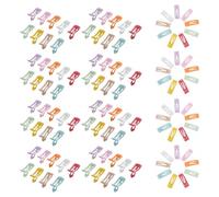 GATHINESS 90pcs Metal Snap Hair Clips for Small Pets Including Chinchilla and Guinea Pig, Versatile Use with Simple Snap Design, for Daily Adventure or Party Pet Grooming Accessories