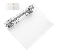 GATHINESS Acrylic Journal Binder Cover with Loose Leaf Ring Design, Exquisitely Crafted A5 Notebook Shell, Easy to Clean Organizer Notebook for Handbook and Documents