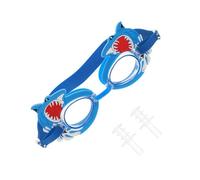 GATHINESS Adjustable Swim Goggles with Silicone and PC Material, Blue Cartoon Shark Design Swimming Tool, Practical Waterproof Swim for Fun Water Activities