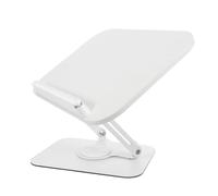 GATHINESS Adjustable Tabletop Book Stand with 360° Rotating Base and Ergonomic Design, Wooden and Abs Material Book Holder for Cookbooks and Magazines, for Home on The Go Reading