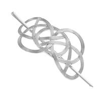 GATHINESS Alloy Hair Stick for Women, Silver Zinc Alloy Material, Retro and Fashionable Design, Create Charming Hairstyles without Pulling Hair, Gift for Friends and Girlfriends