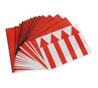 GATHINESS Arrow Stickers for Floor with Clear and Visible Direction Indication 100pcs Self-adhesive Coated Paper for Schools and Factories