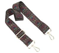 GATHINESS Banjo Adjustable Strap 5 Pcs Polyester Strap for Banjo Bass with Delicate Prints Pattern Design Easy to Remove Anti-wear for Musicians Birthday Christmas New Year Valentine's Day