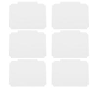 GATHINESS Basket Sign Matte 8pcs Clips with Removable Square Notch Organization Storage Bin Tags for Hanging Re-writable Holders and Pantry Baskets for Home Office