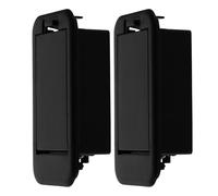 GATHINESS Battery Holder Secure Connection 2pcs Plastic Case with Cover 9v Lightweight Replacement Battery Compartment for Active Electric Guitar and Bass Pickups