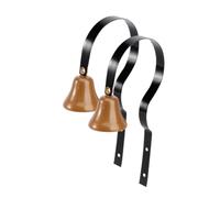GATHINESS Bell Design Metal for Mounted Training Dog Door 2pcs Wall, Space-saving Doorbell for Potty and Pet Cats Dogs, for Retail Stores and Businesses