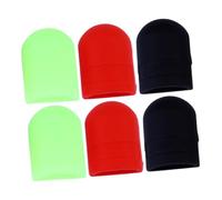 GATHINESS Bike Brake Handle 6 Pairs Silicone Protective Cover Black