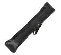 GATHINESS Black Canvas Erhu Carrier Bag Cotton Material Shockproof Storage Holder with Adjustable Strap for Chinese Musical Instrument Use