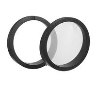 GATHINESS Black Plastic Aquarium Fish Tank Filter Mesh with 150 Fine Mesh, Prevents Small Fish being Sucked into Drain, Easy to Detach and Clean, Suitable for Aquarium Sump