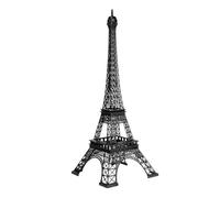GATHINESS Black Zinc Alloy Eiffel Tower Cake Topper and Small Statue with Drop-resistant Feature, Minimalist and Stylish Design for Display Cabinets and Restaurants