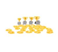 GATHINESS Board Game Accessories Star Tokens Pla Pieces for Tabletop | Smooth Edges, Markings, Repeated Use, Family Gatherings, Sports Day Themed Activities