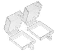 GATHINESS Boat Toggle Switch Cover 2pcs Button Protective Cover Self Adhesive Waterproof Plastic for Rocker Switches in Humid Environments