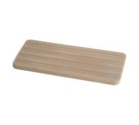 GATHINESS Brown Diatomite and Clay Bathroom Tray with Water Absorption and Double-sided Use, Simple Storage Holder for Hotel and Tearoom, Moisture Absorbent Toiletries Tray with Delicate