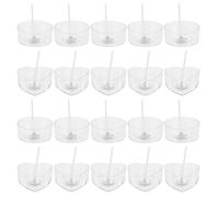 GATHINESS Candle Making Set Candle DIY Accessory for Craft Enthusiasts White Plastic and Cotton Molds with Different Shapes Easy to Clean Convenient Creative Simple Shaped Design