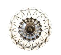 GATHINESS Candy Storage Plate Fruit Dessert Container Dessert Container Crystal Glass Crack-Resistant Serving Snack Unique Style for Party