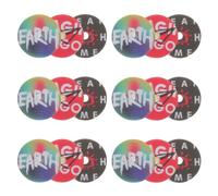 GATHINESS Car Aromatherapy Vent Clip Air Freshener Pads with Retro Record Player Design, Pe Material Disc Shape 18pcs Eliminates Unpleasant Odors and Provides Pleasant Aroma for Long Trips