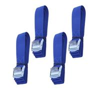 GATHINESS Cargo Tie-down Straps Blue Polyester 4 Pcs with Quick Release Buckle for Securing Loads during Moving and Transport