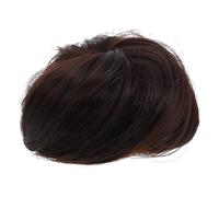 GATHINESS Coffee Hairpiece Wig with High Temperature Fiber Material, Designed to Add Volume and Fullness, for Creating Stylish Updo Buns and Messy Chignon Hairstyles