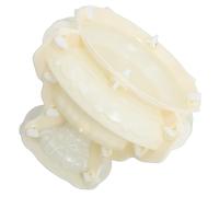 GATHINESS Concrete Planter Making Mold Bonsai Cement Pot Mold Khaki Plastic Easy to Use for Indoor and Outdoor Flower Pots