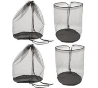 GATHINESS Cone Storage Bags 4pcs Oxford Cloth Drawstring Mesh Portable Carrier Pouches for Outdoor Field Training