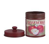 GATHINESS Creative Iron Flower Pot and Storage Box Retro Style Red Decorative Container with Good Sealing for Succulents and Small Household Items for Home Decoration