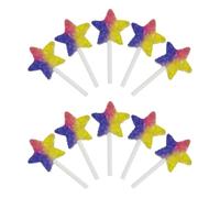 GATHINESS Cute Star Lollipop Plastic Charms 10pcs for DIY Jewelry Making