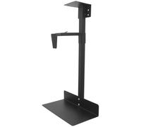 GATHINESS Desk Computer Case Holder PC Mounting Bracket Hanging Computer Stand Adjustable 5.1-8.5 Inch Width 3.9-18.5 Inch Height 55lb Black Cold Rolled Steel for Home Workplace