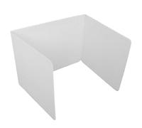 GATHINESS Desk Divider Panel for Students Plastic Reusable White Privacy Screen 16.93x13.78x12.99in Classroom Study Partition for Exam Focus