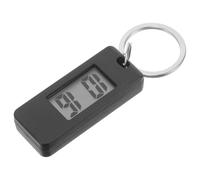 GATHINESS Digital Keychain Pocket Watch for Students Lightweight and Easy Carrying with Unique Creative Style, Black Abs and Zinc Alloy Material, Portable Electronic Timepiece for Exams