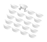GATHINESS Disposable Pet Bowls Pet Cat Food Holders Large Capacity round Paper and Iron Bowls with Smooth Surface Not Easy to Knock for Personal Home Use Indoor