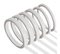 GATHINESS Double sided tape 6 rolls white cotton paper scrapbooking supplies for art projects with long preservation time and 1.2cm width