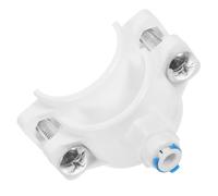 GATHINESS Drain Saddle Clamp for Reverse Osmosis Systems with 1/4 Inch Quick Connect, Impact and Aging Resistant Pom Plastic Water Filters Clamp Under Sink Pipe Connection