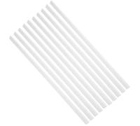 GATHINESS Draw Rod Folders with File Storage Clamp for Sorting Out Small Documents 10pcs White Report Covers Designed to Securely Hold Documents in Office Or School Use