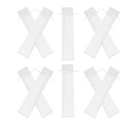 GATHINESS Drawstring Bags Weddings Organza White 30pcs with Smooth Drawstring Design Folding Handheld Fan Bags and Christmas Easy to Carry for Graduation Week