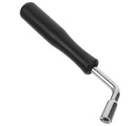 GATHINESS Dulcimer Tuning Wrench for Harp and Dulcimer, Black Alloy Metal Spanner with Stable Characteristics and Rust-resistant Plastic Handle, for Musical Instrument Maintenance