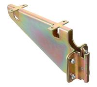 GATHINESS E Track Fixed Shelf Brackets for Trailer and Warehouse, Galvanized Steel Rust Protection and Easy Installation, Sturdy Shelf Accessories for Secure Mounting