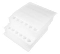 GATHINESS Egg Foam Tray White Polyethylene Foam Large Capacity Shockproof Drop Protection for Chicken Eggs Fridge Storing and Logistics