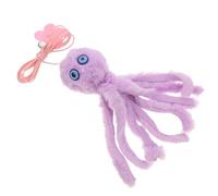 GATHINESS Elastic Plush Cat with Bell Octopus Shape for Indoor Self Play and Training, Interactive Kitten Door Hanging Teaser that Stimulates Hunting Instincts and Provides Active