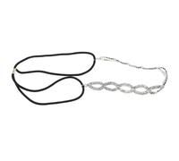 GATHINESS Elastic Rhinestone Wedding Hair Band for Women Bridesmaids Featuring Stable Support and Slipfree Design, Simple Arched Style Made of Sparkling Polyester and Rhinestone,