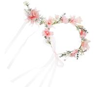 GATHINESS Elegant Pearl Butterfly Wreath Hair Band for Women, Cloth Material, Unfading Design that Always Maintains the Blooming State, for Wedding and Seaside Occasions