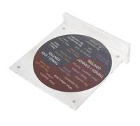GATHINESS Emotion Wheel Ornament Feeling Wheel Acrylic Double-sided Compact Portable Visibility for School Desks School Counselors Social Workers