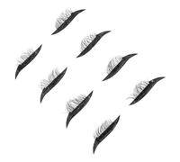 GATHINESS Eyeliner Sticker Self-adhesive Eyelid Tape with False Eyelashes Black Glitter 4 Pairs Plastic Material, Easy to Tear for Eye Makeup Suitable for Daily Life and Festivals