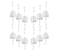 GATHINESS Fishing Bait Trap Cage with Efficient Bait Retention for Carp Stainless Steel 12pcs and Lightweight Design Portable Fishing Cage Basket Suitable for Ocean the Shore