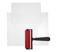 GATHINESS Gel Printing Plate Set with Brush and Hand Roller for Printmaking