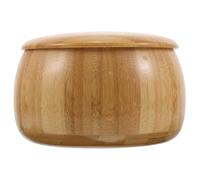 GATHINESS Go Game Pieces Container Solid Wood Storage Box with Lid Large Wood Bowl Chess Pieces Pot for Organising Board Games